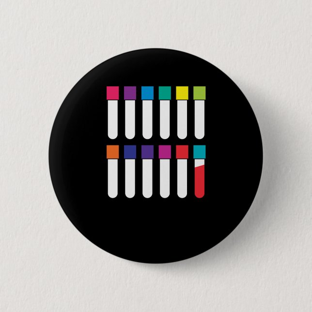 Vacutainer Blood Phlebotomy Phlebotomist Gift Knapp (Framsida)