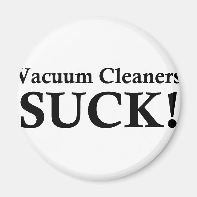 VACUUM CLEANERS SUCK MAGNET (Framsidan)