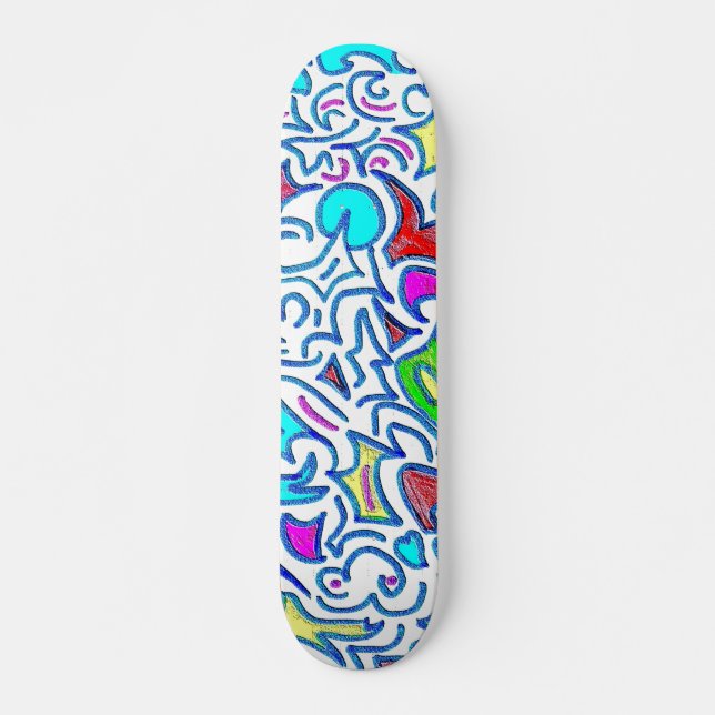 Vad 1b old school skateboard bräda 18 cm (Framsida)