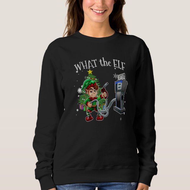 Vad älvan  jul dyrt gas t shirt (Framsida)