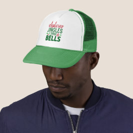 Vad än jinglar dina klockor juldesigner keps