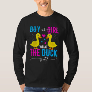 Vad Anka är det Gender Reveal Funny Gend? T Shirt