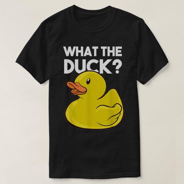Vad Anka Rubber Bath Duckie Novelty T Shirt (Design framsida)