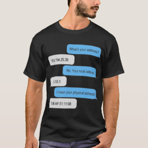 Vad är Adress? T Shirt