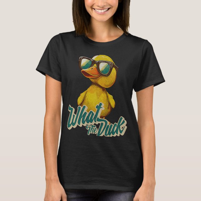 Vad är Anka Gult Rubber Ducky Kärlek Ankor? T Shirt (Framsida)
