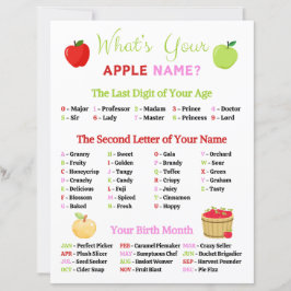 Vad är Apple Namn-spelet?