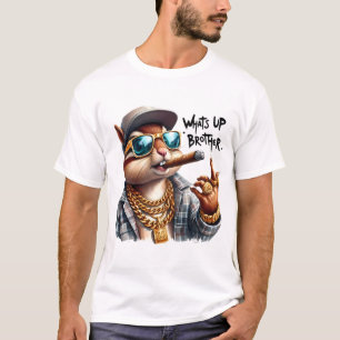 Vad är broder Squirrel Rökning Cigar? T Shirt