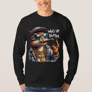 Vad är broder Squirrel Rökning Cigar? T Shirt