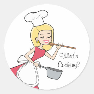 Vad är Cooking Sticker - Baker Dam? Runt Klistermärke
