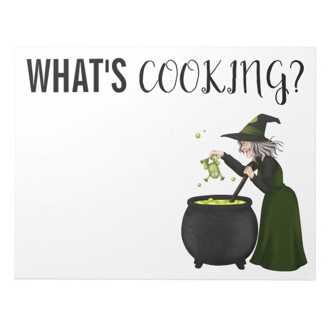 Vad är Cooking Witch? Anteckningsblock (Framsida)