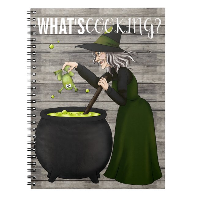Vad är Cooking Witch? Anteckningsbok (Framsidan)