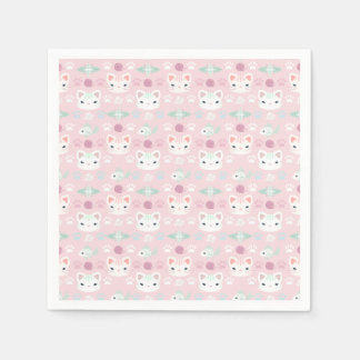 Vad är Coola, Kattunge i Rosa och Mint? Pappersservett