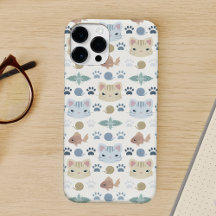 Vad är coolt, Kitty Cat i Grått och Beige Case-Mat