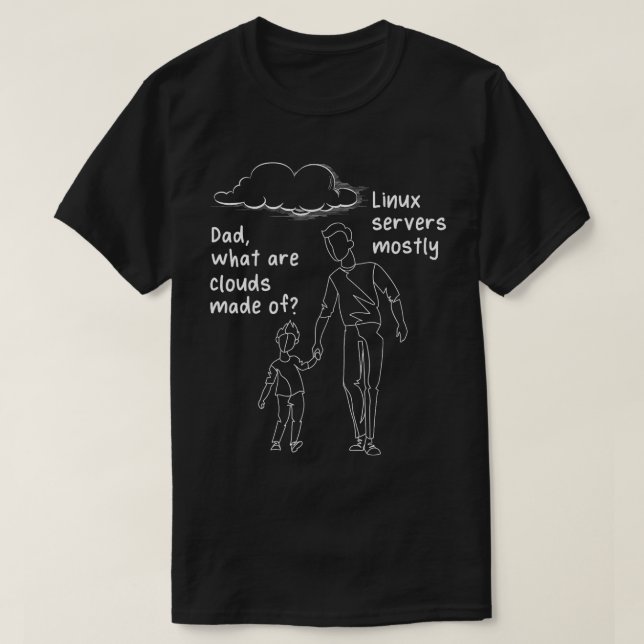 Vad är datorforskningsprogrammets moln? t shirt (Design framsida)