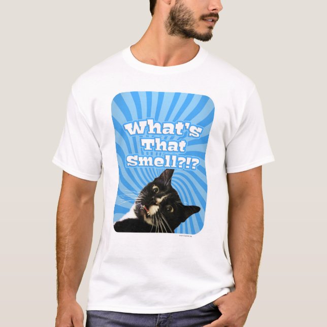 Vad är det där Smell Funny Cat Photo? T Shirt (Framsida)