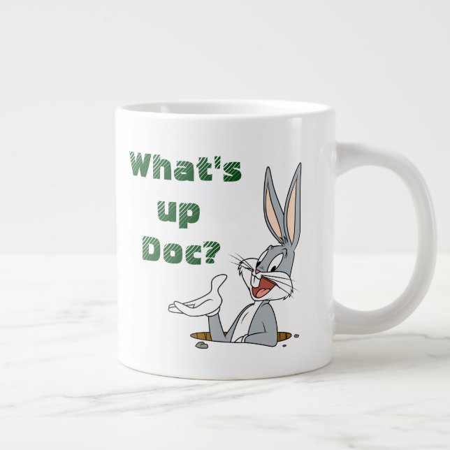 VAD ÄR DET, DOC?™ BUGS BUNNY™ Kaninhål Jumbo Mugg (Höger)