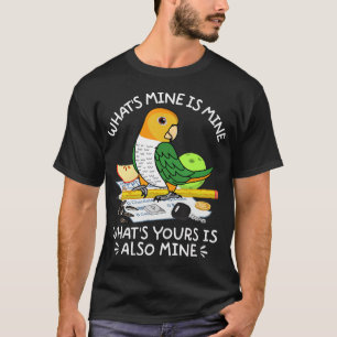 Vad är det du är? Min morot i Vit-bellig kaique? T Shirt
