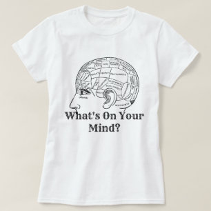 Vad är det du tänker? t shirt
