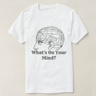 Vad är det du tänker? t shirt