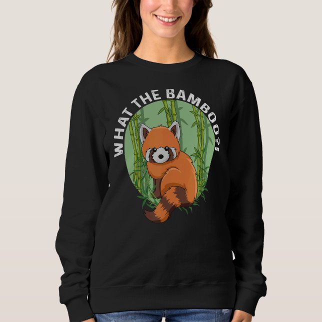 Vad är det för Bamboo-citat för en röd pandaexpert T Shirt (Framsida)