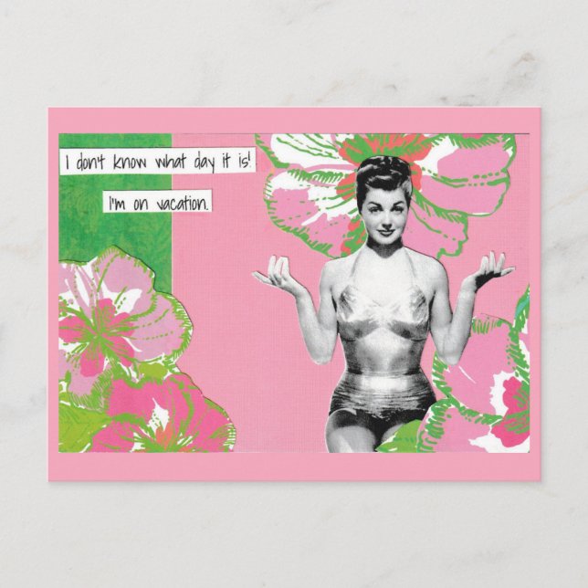 Vad är det för dag? helg vykort (Framsida)