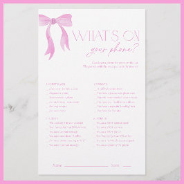 Vad är det för din Mobila Rosa Bow-Möhippa?