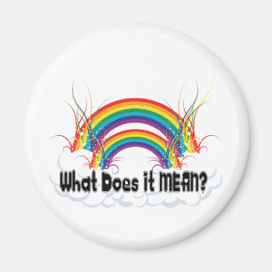 VAD ÄR DET FÖR ELAK? DUBBLA RAINBOW MAGNET