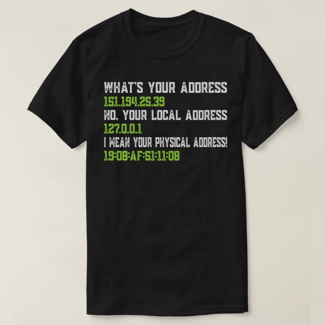 Vad är det för IT-programmerare för nätverk i Adre T Shirt (Design framsida)