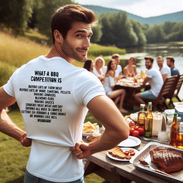 Vad är det för konkurrens inom BBQ? T Shirt (Skapare uppladdad)