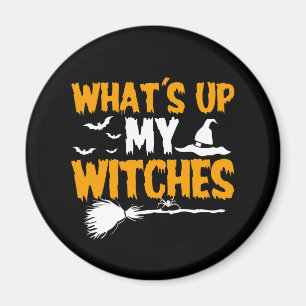 Vad är det för mina vittnen? Halloween Magnet