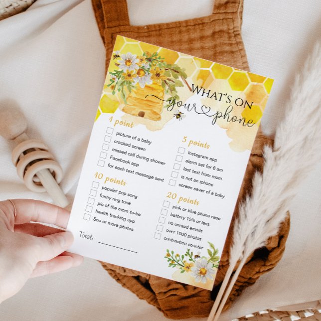 Vad är det för Mobila Bee-klassens babyspel? Inbjudningar (Skapare uppladdad)