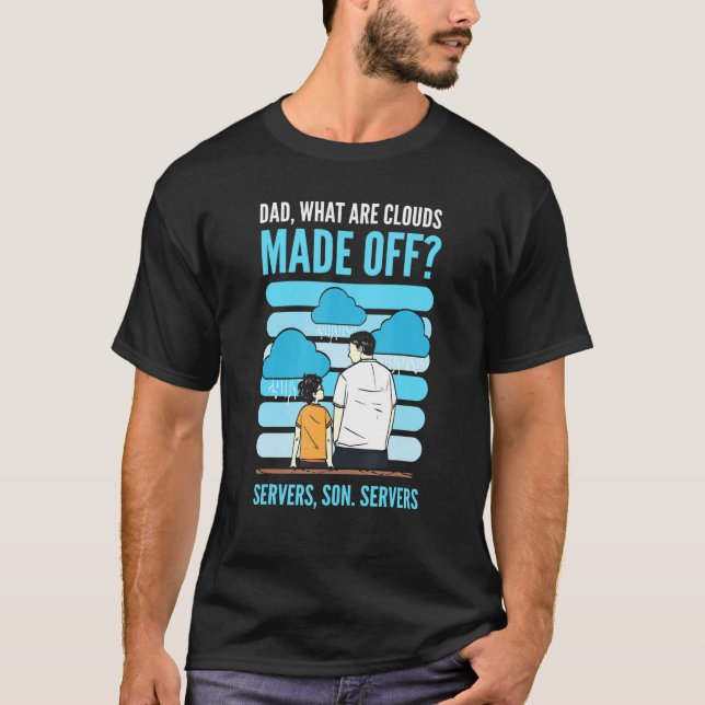 Vad är det för moln som programmeringsprogrammerar t shirt (Framsida)