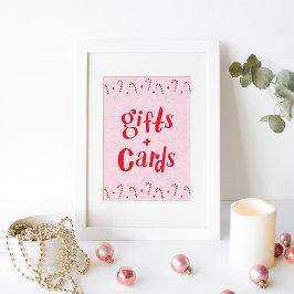 Vad är det för roligt Candy cane Rosa, gåvor och k Poster