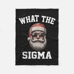 Vad är det för Sigma Santa Funny Meme Julafton Riz Fleecefilt