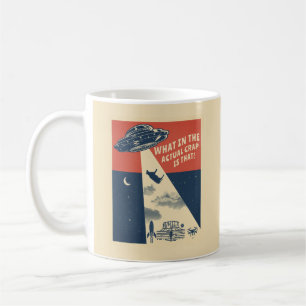 Vad är det för vrak? UFO UAP Kaffemugg