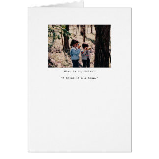 Vad är det? hälsningskort