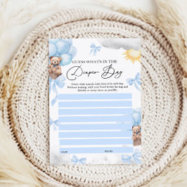 Vad är det i dagstidningen Baby Shower-spelet?