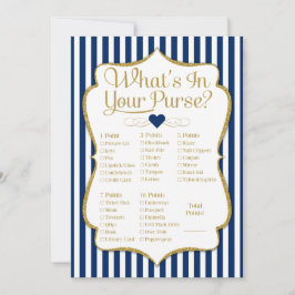 Vad är det i din blåa Guld-skyffel för Purse Game?