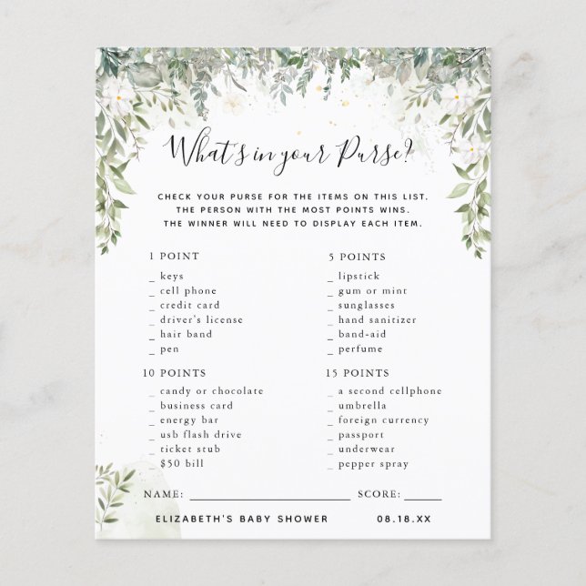 Vad är det i din plånbok? | Barnstödsspel (Framsida)