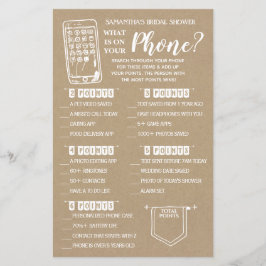 Vad är det i ditt Mobila duschspel?