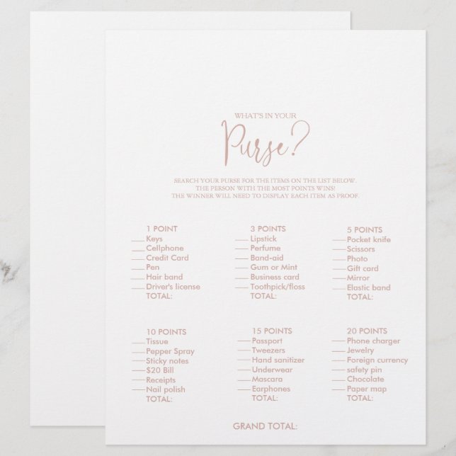 Vad är det i ditt spel för Möhippan Ro Guld? (Fram/baksida)