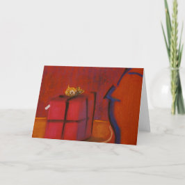 Vad är det i Helgdag? Notecard. Helgkort