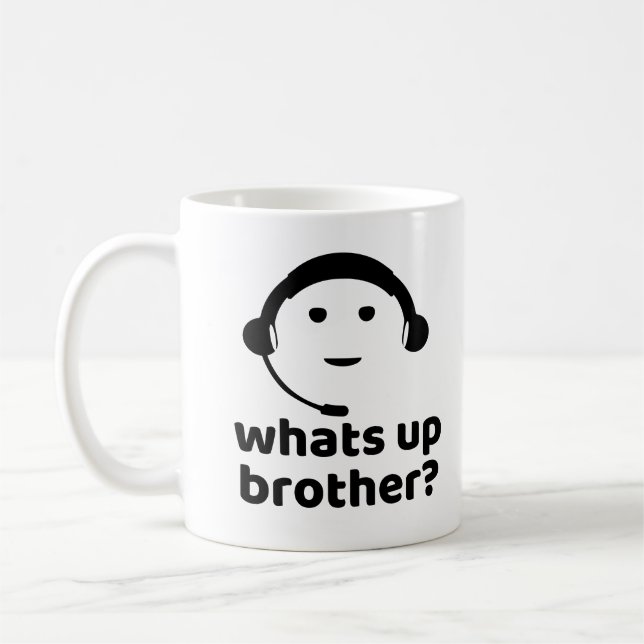 Vad är det med Brother? Kaffemugg (Vänster)
