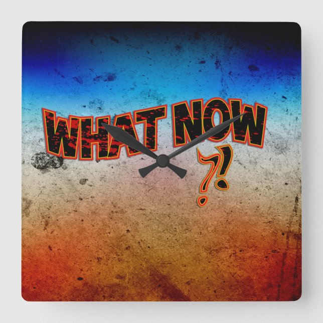 Vad är det nu? fyrkantig klocka (Framsida)