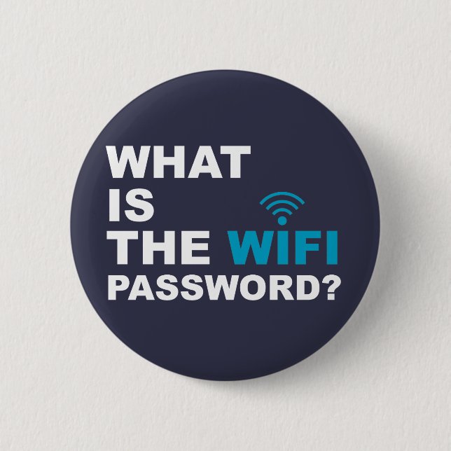 Vad är det roliga WIFI-lösenordet Knapp (Framsida)