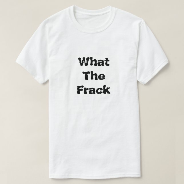 Vad är det som spricker? tee (Design framsida)
