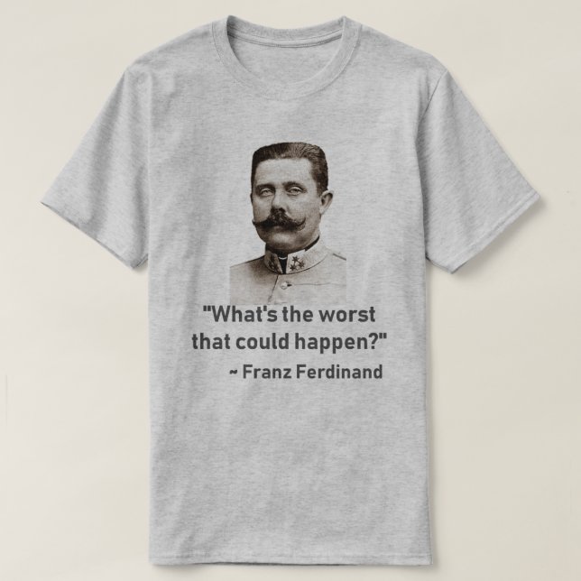 vad är det värst… t shirt (Design framsida)