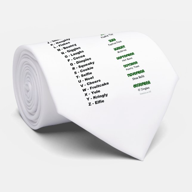 Vad är din Elf Namn? Tie Slips (Rullad)