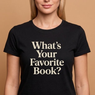 Vad är din favoritbok? Läsning T Shirt
