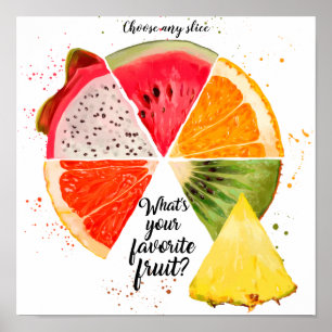 Vad är din favoritfrukt? poster